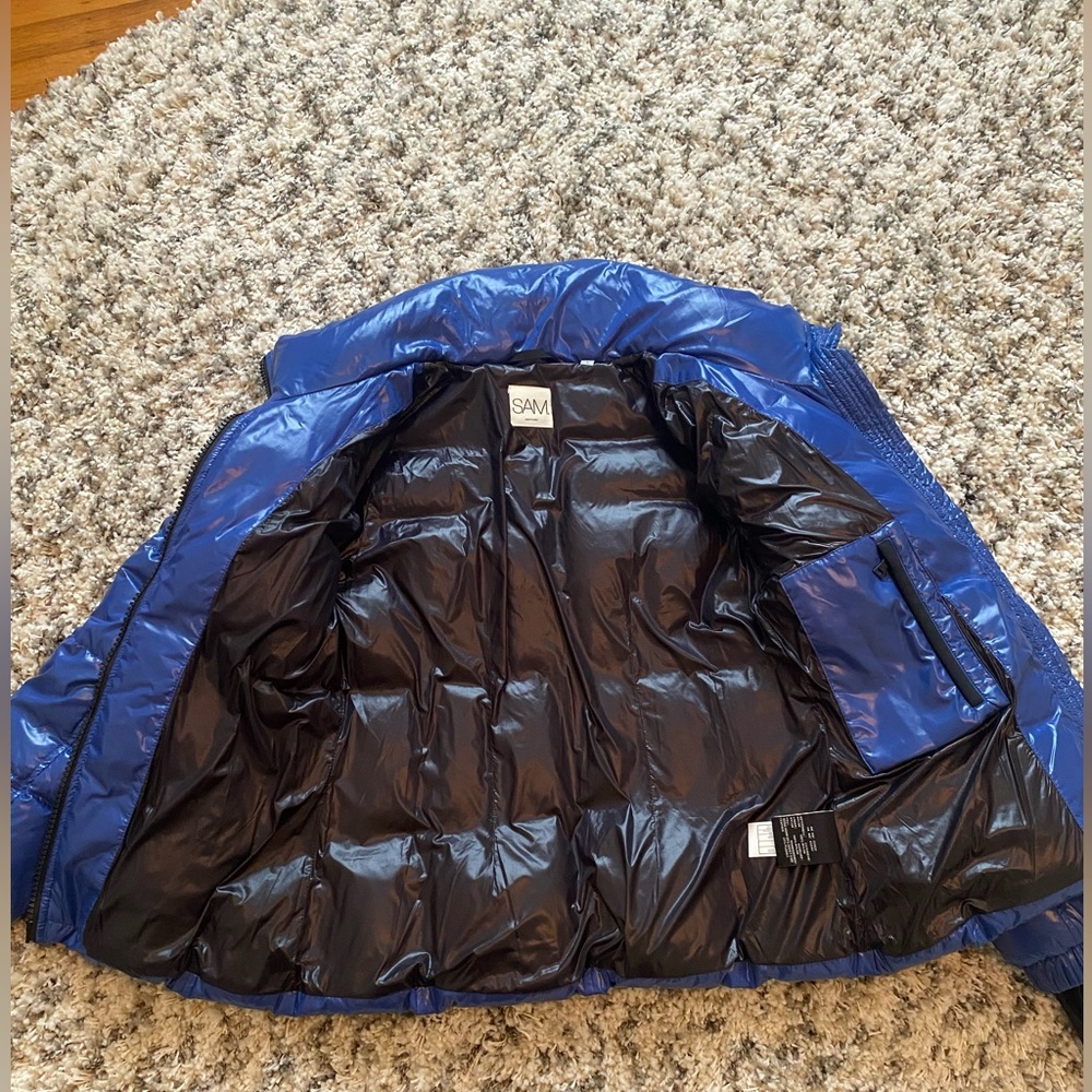 Sam. Freestyle Down Puffer Jacket - Large - Wave … - image 7